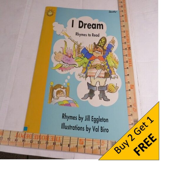 Rhymes to Read (almost 2 feet tall) I DREAM book (LIKE NEW CONDITION) Classroom - Picture 1 of 9